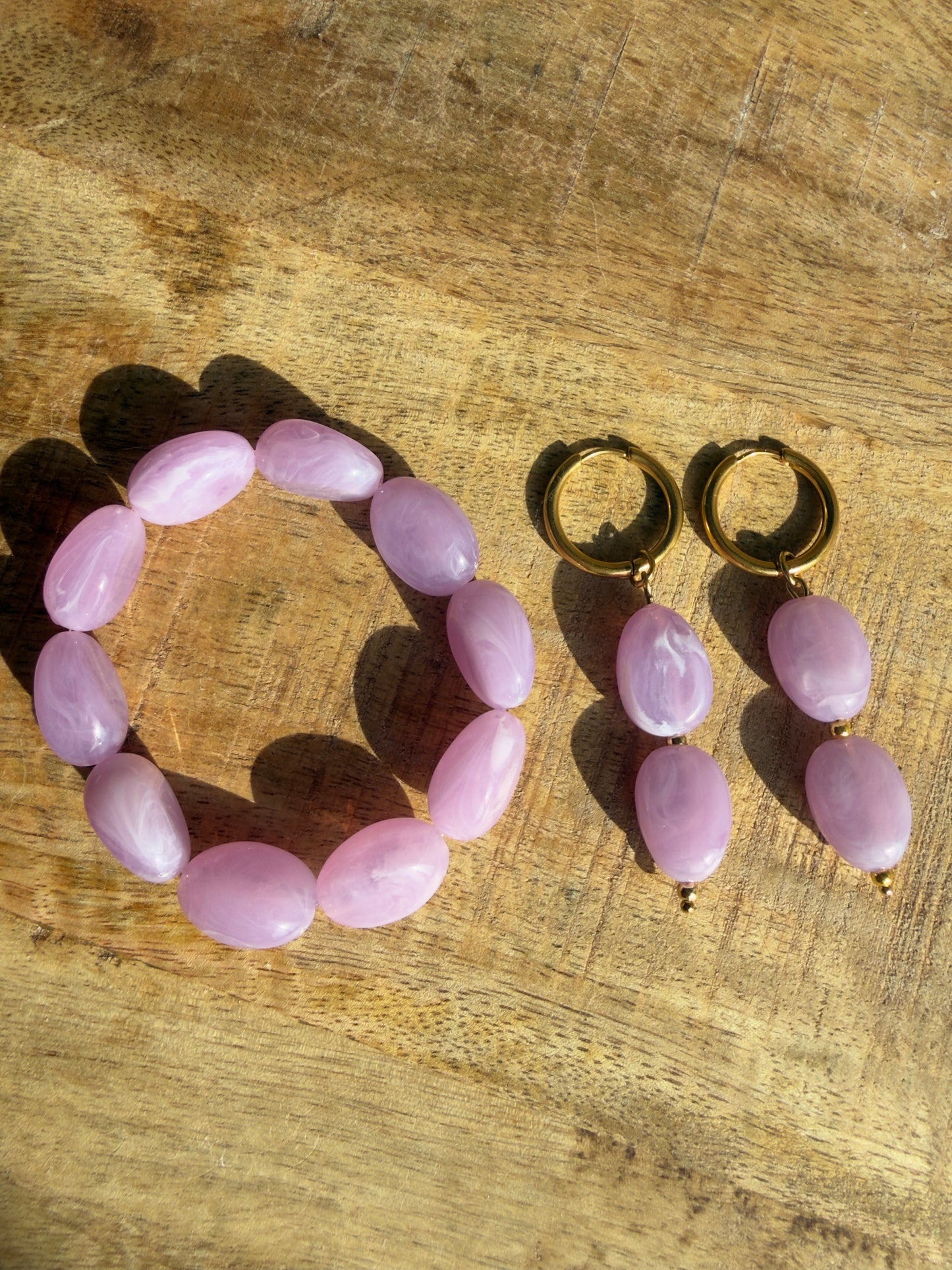 Lavender dream oorbellen