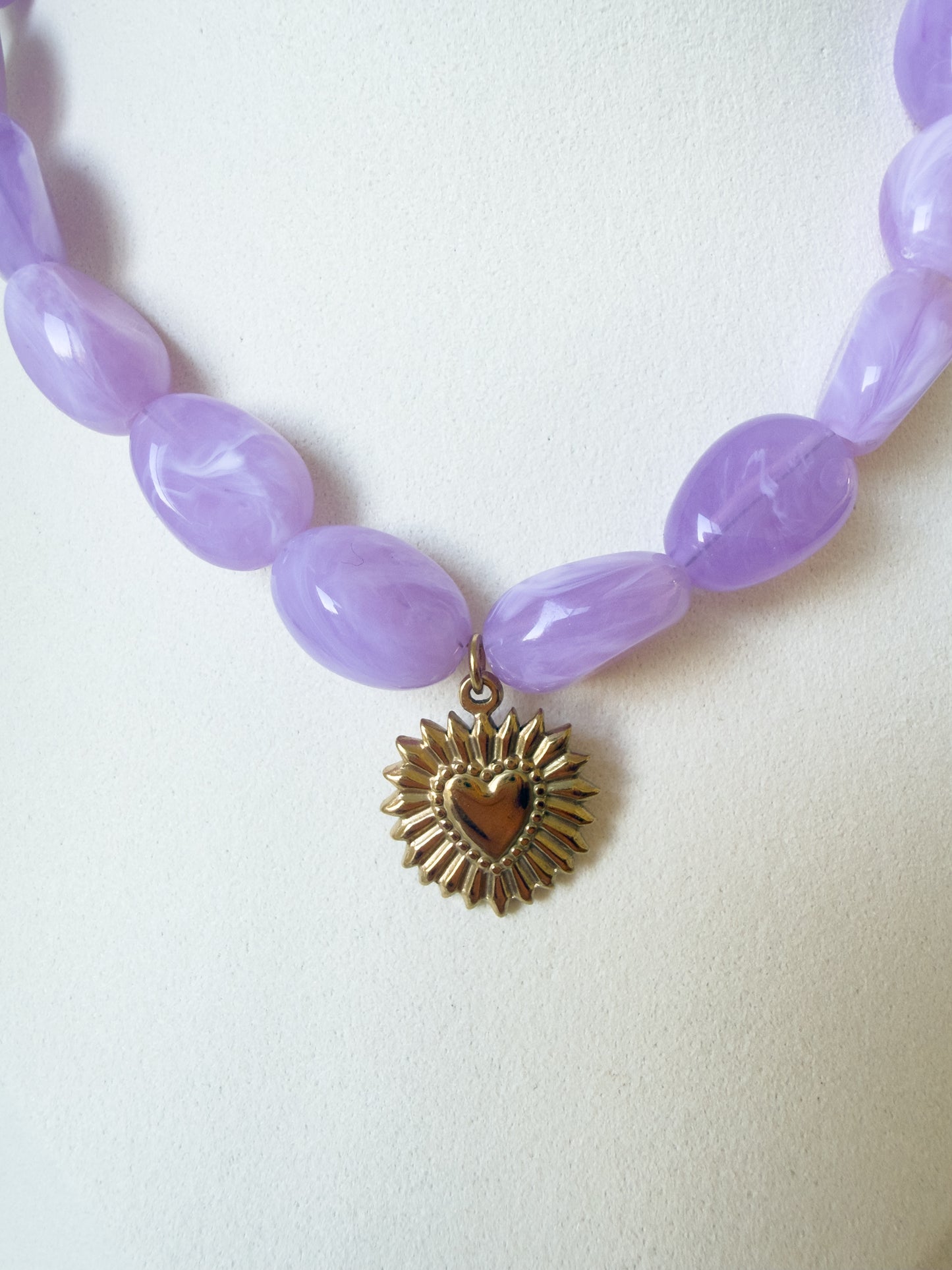 Lavender ketting