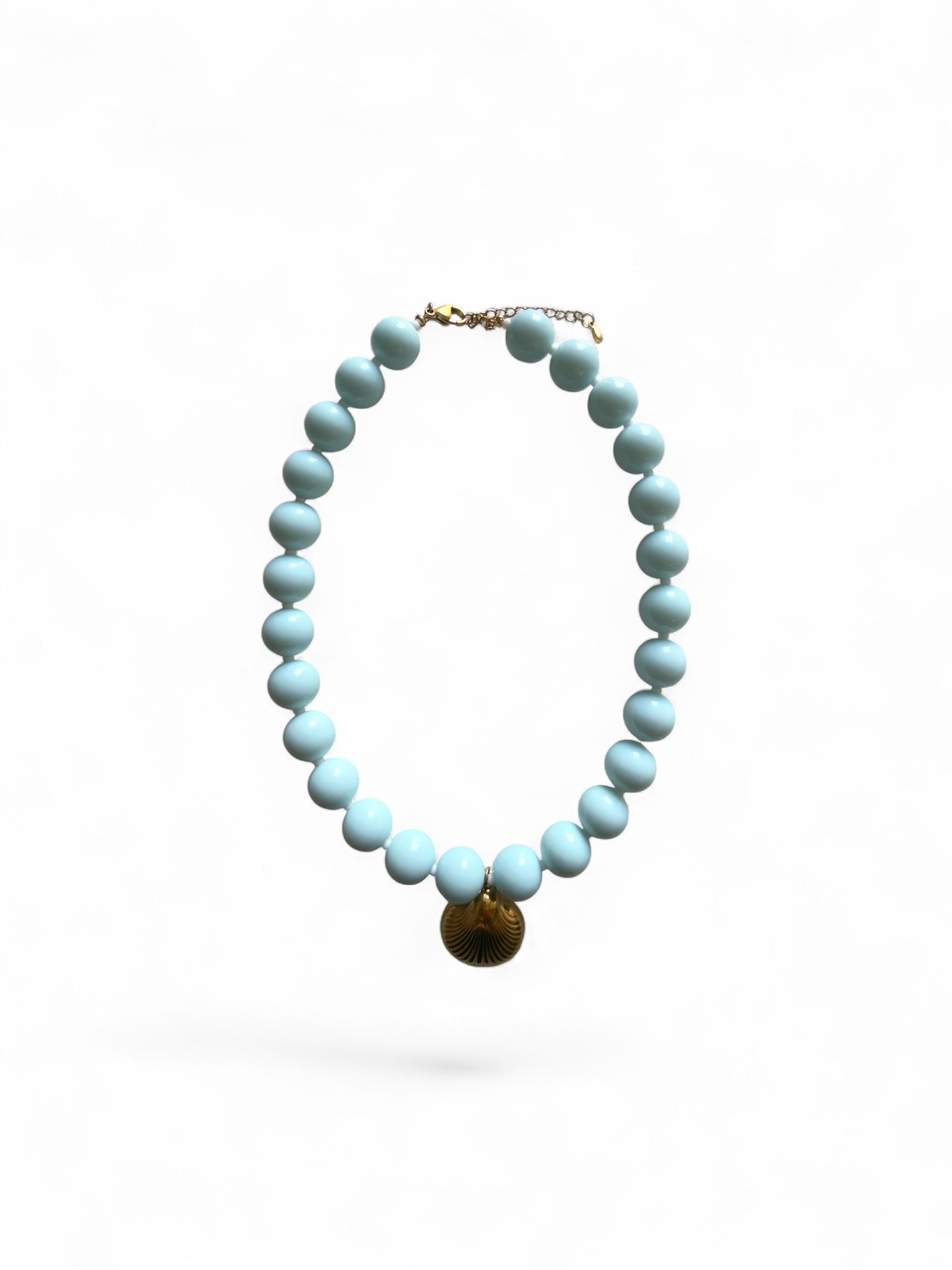 Isla ketting baby blauw met schelp