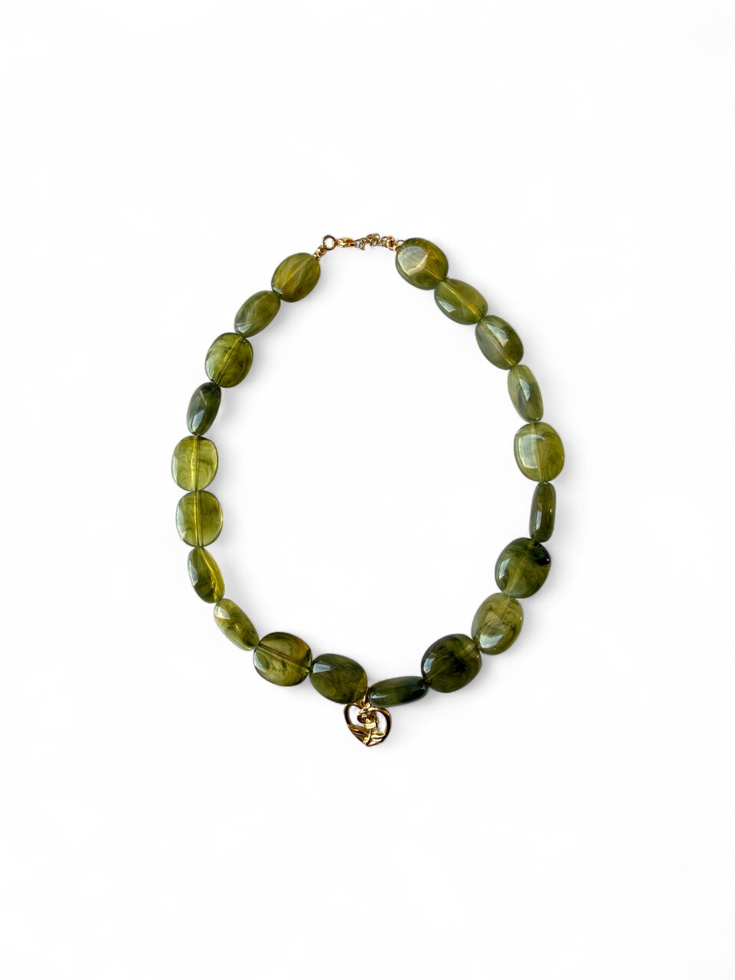 Olivia ketting olijf