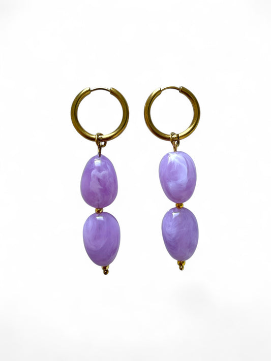 Lavender dream oorbellen