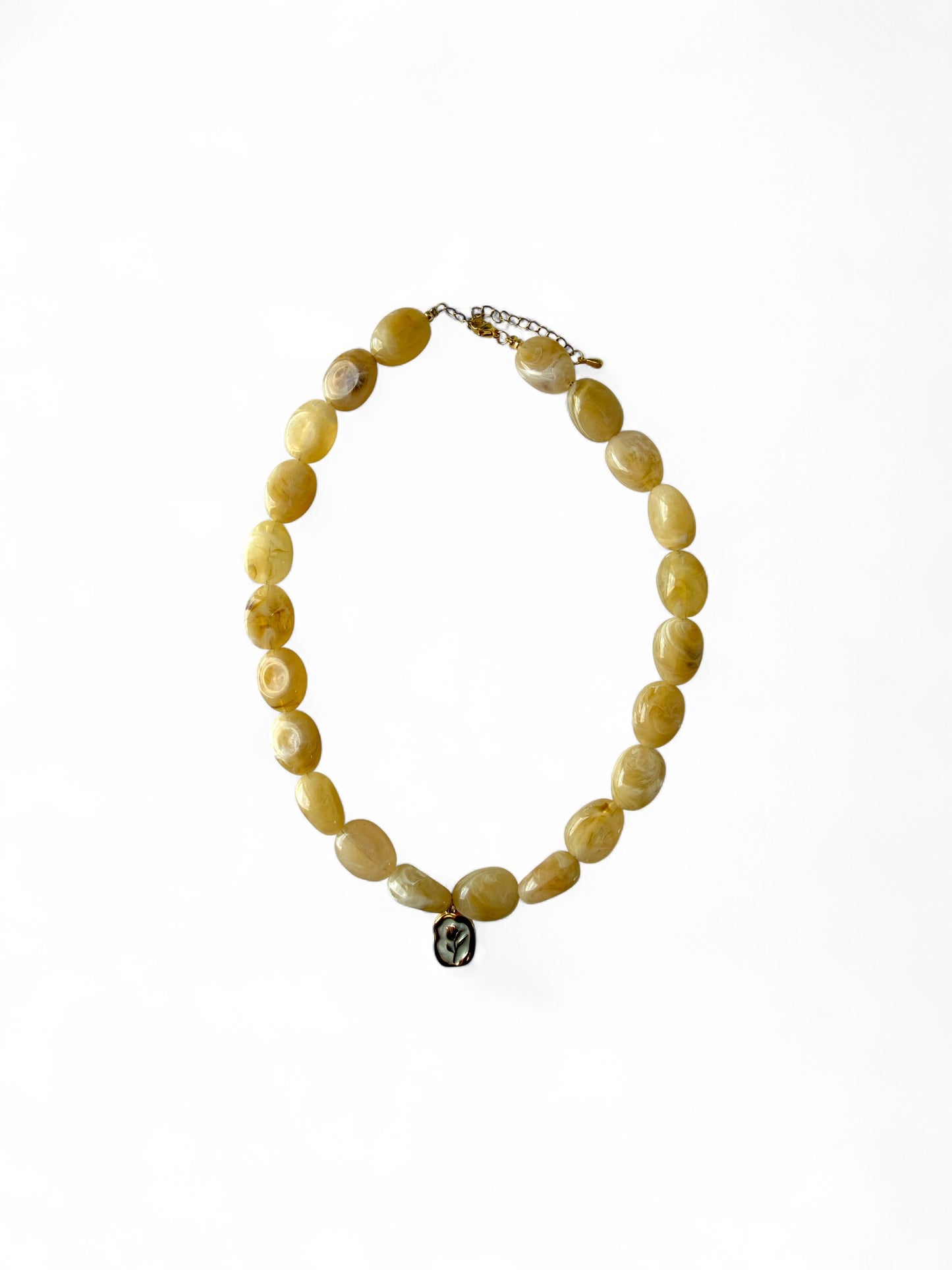 Olivia ketting beige