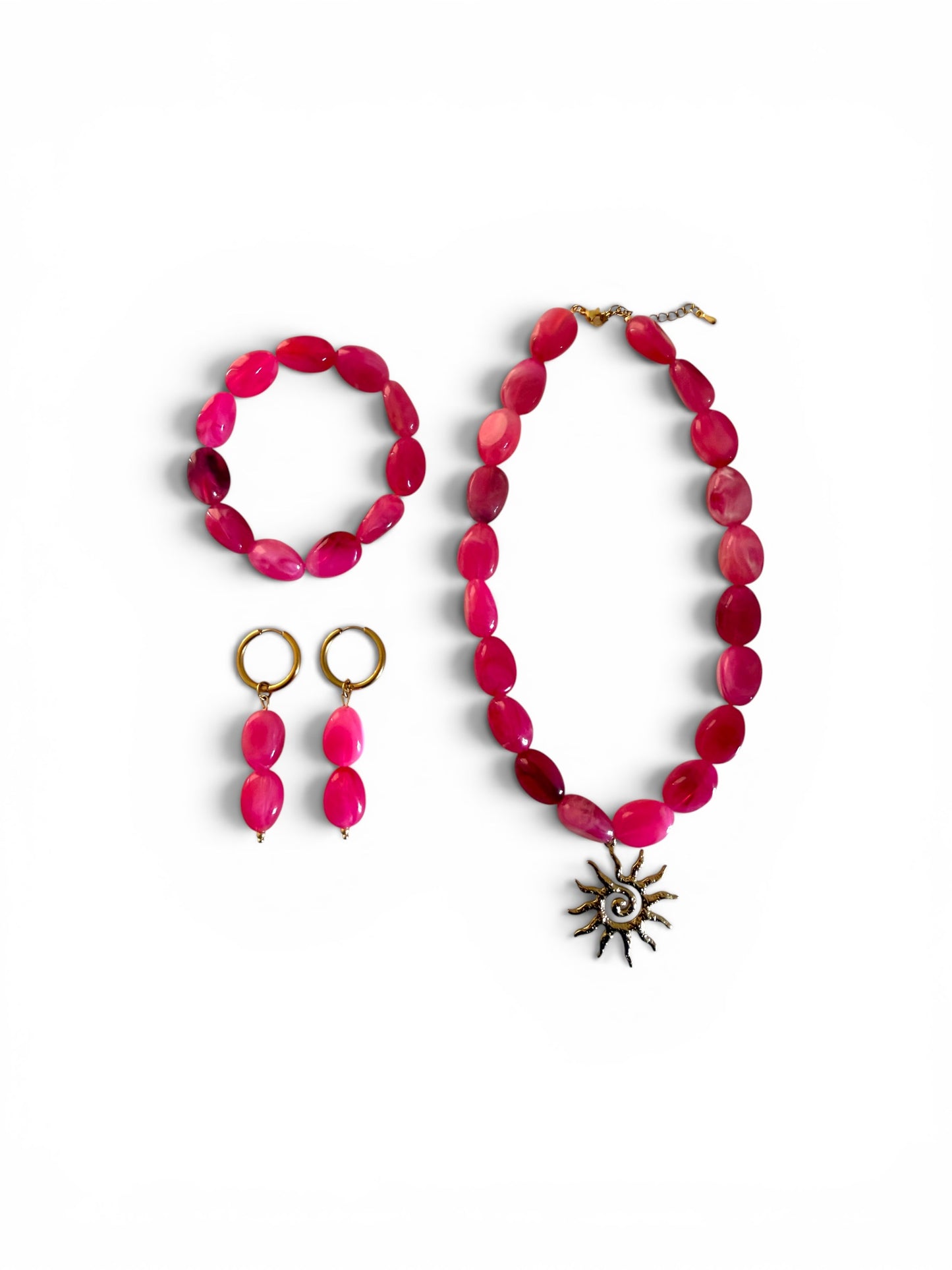 Fuchsia glow set compleet