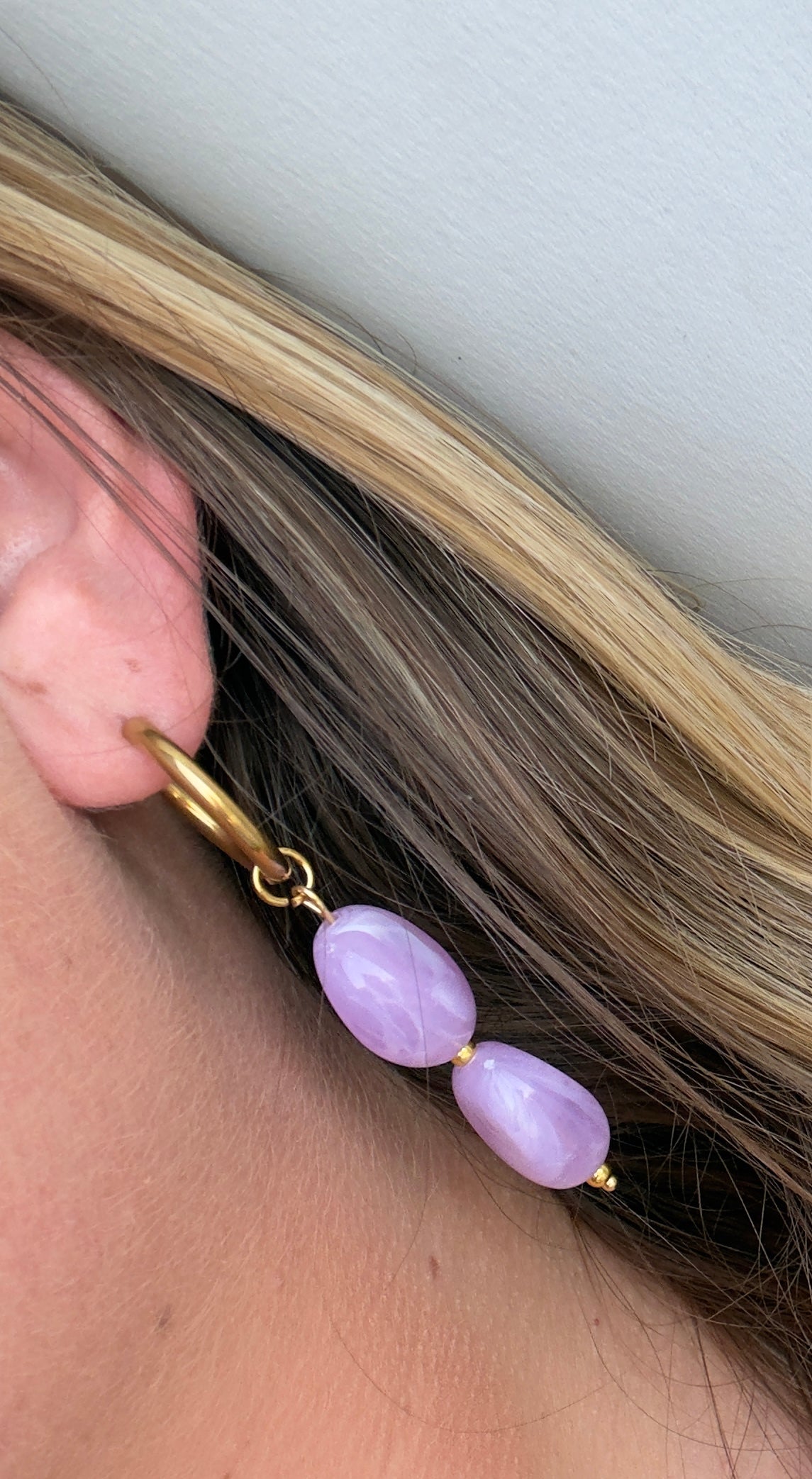 Lavender dream oorbellen