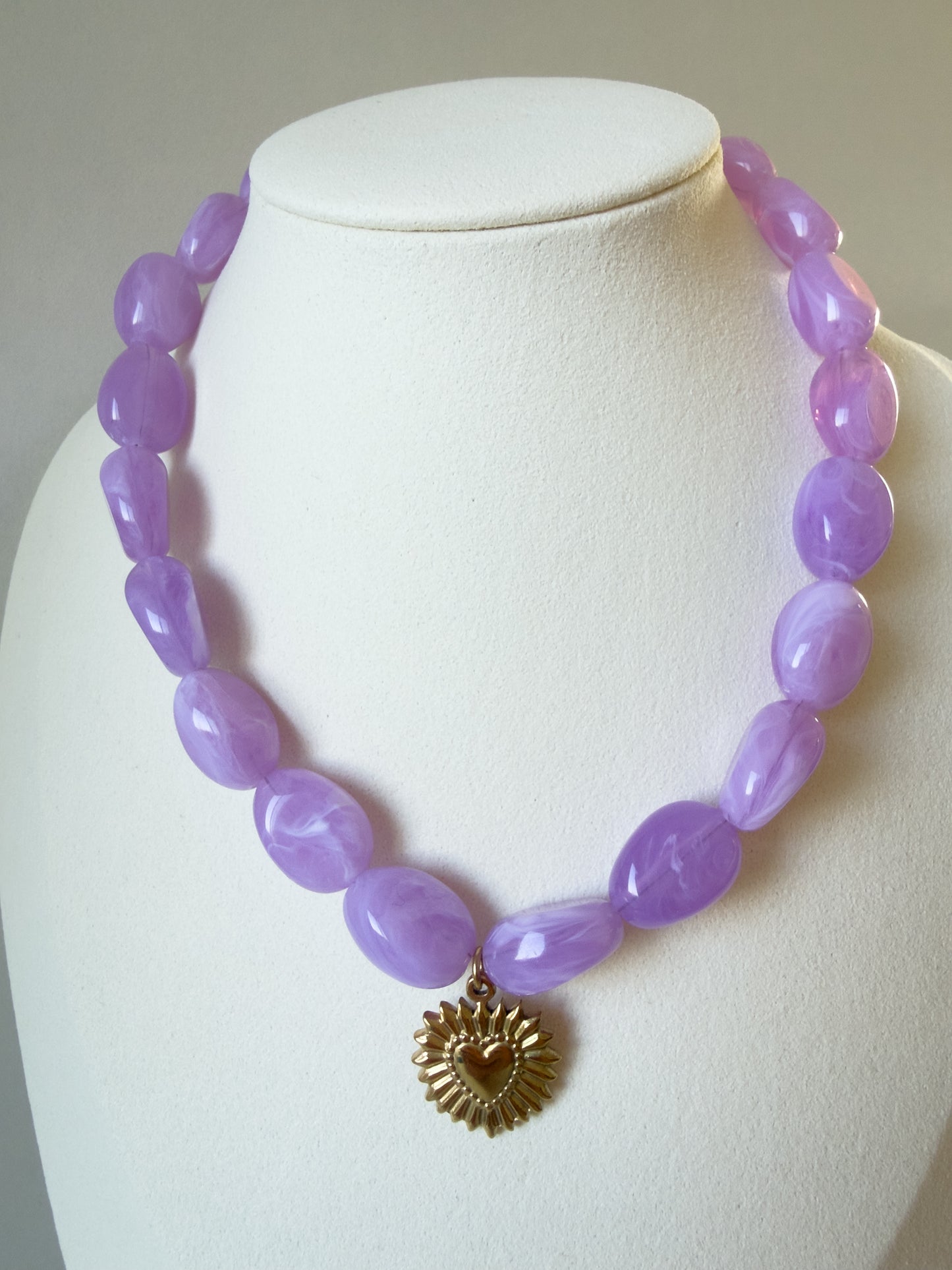 Lavender ketting