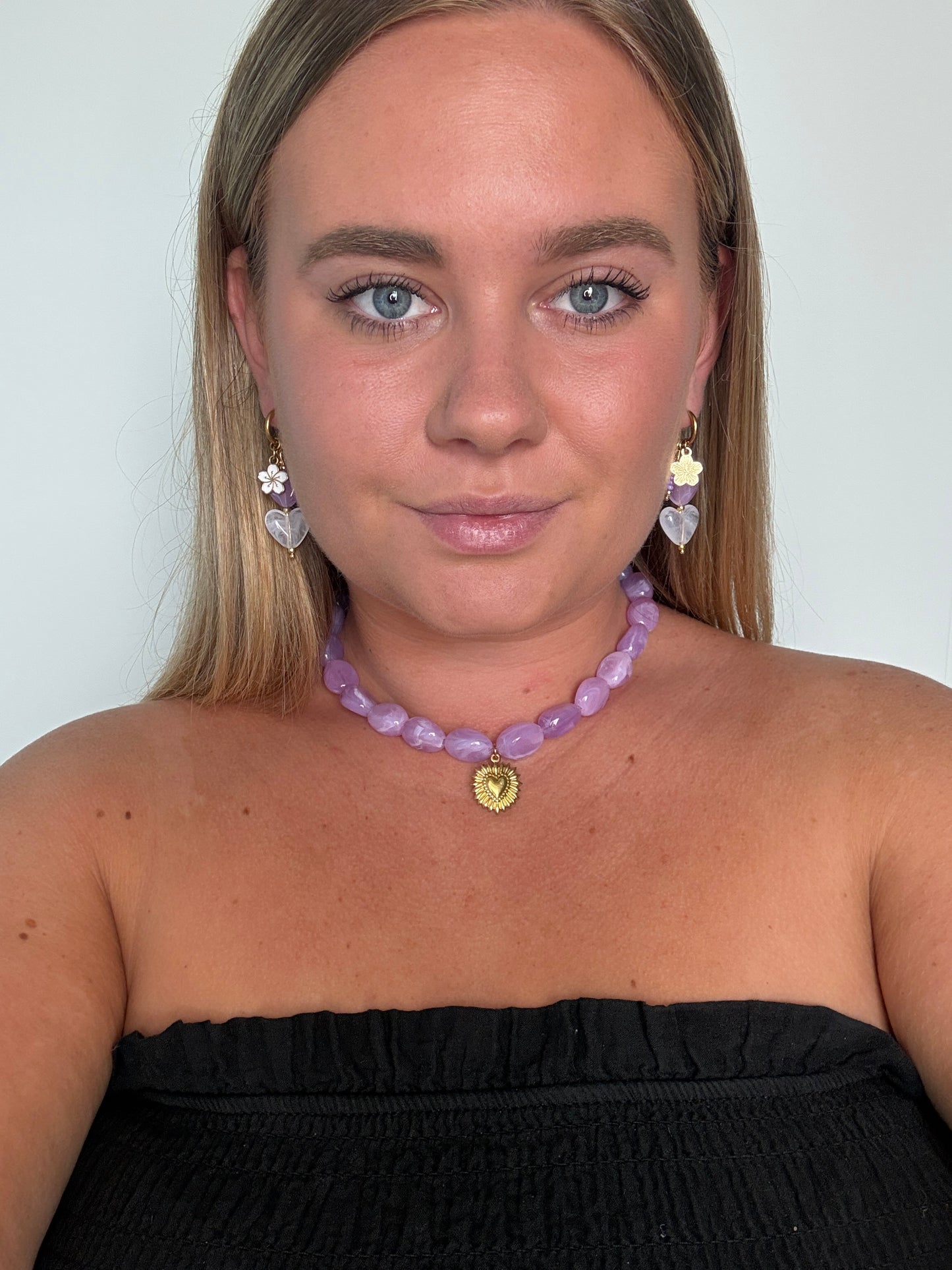 Lavender ketting