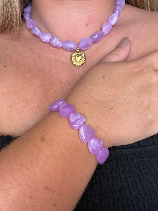 Lavender armband