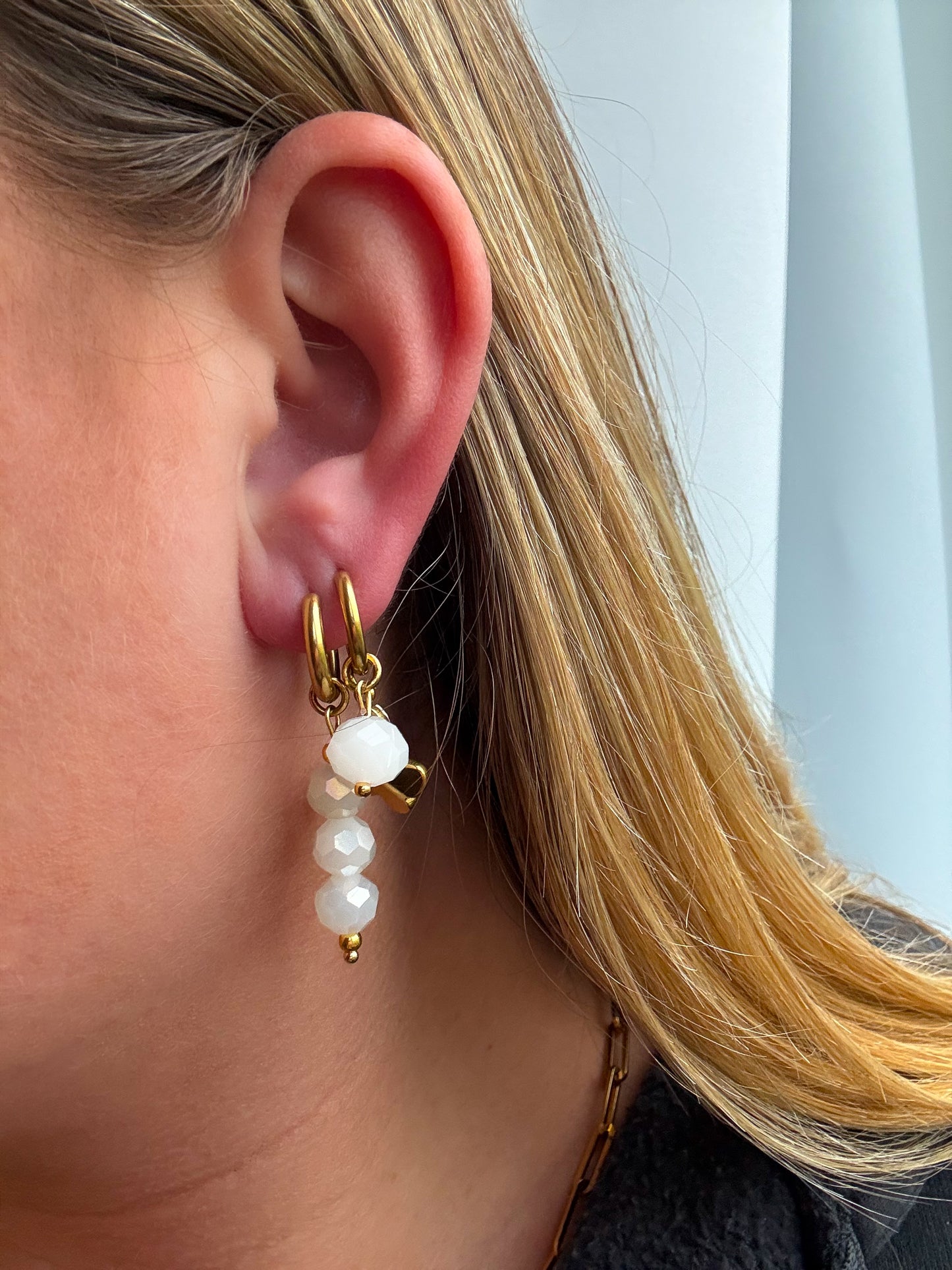 Pearl Hoops