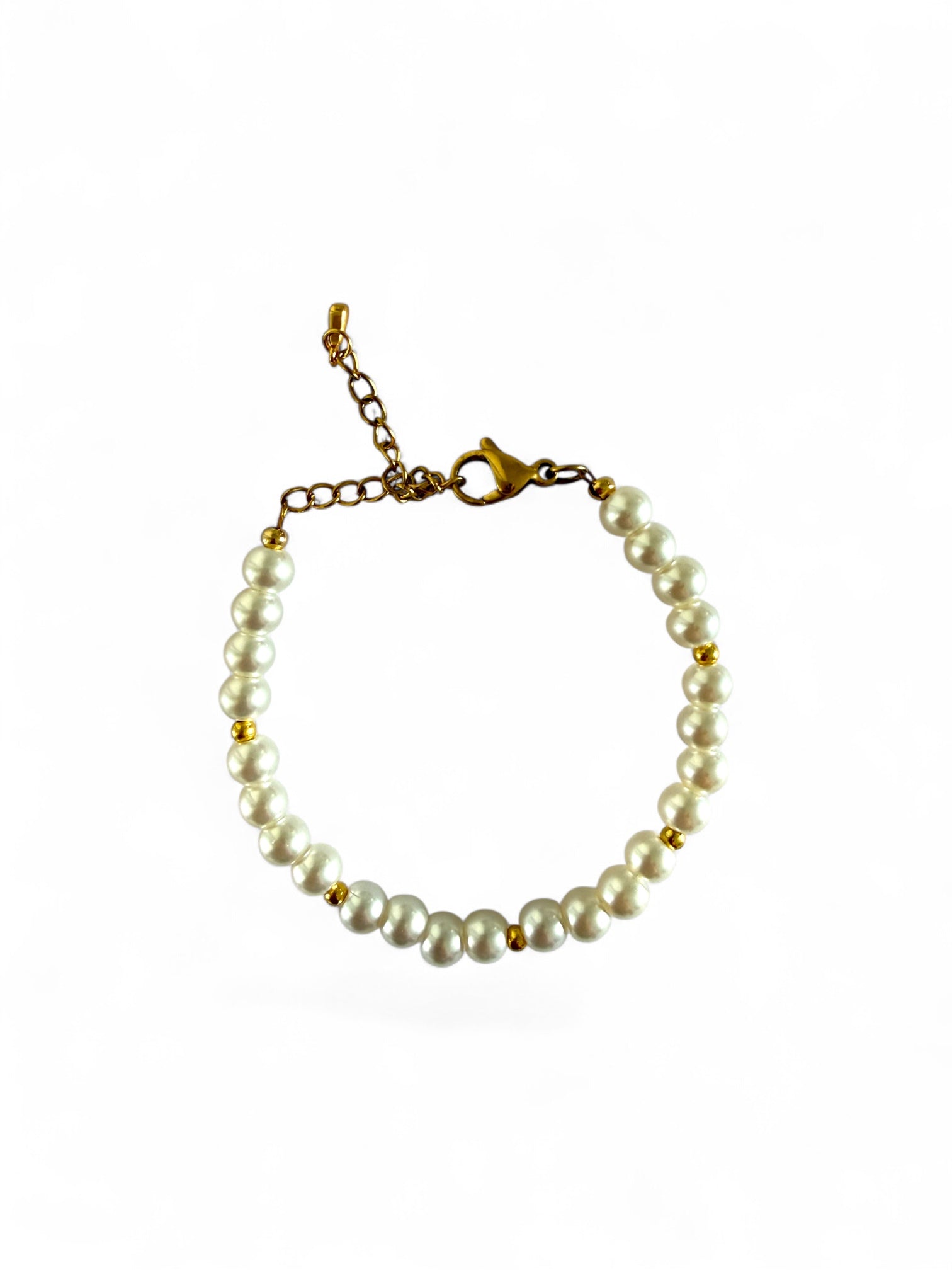 Lunelle armband met lichtgroene kralen 