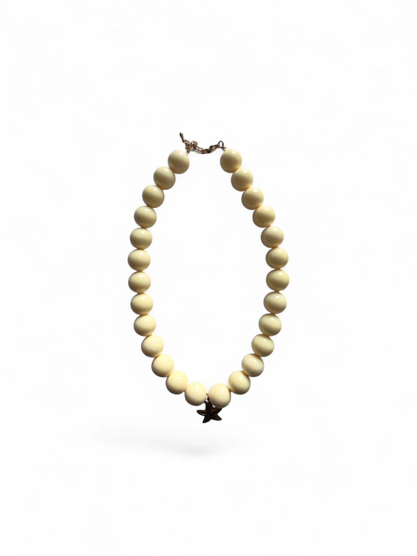 Isla ketting butter yellow met zeester